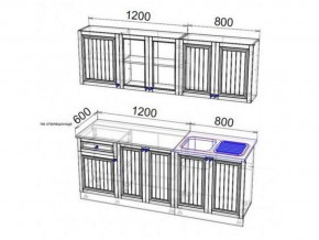 Кухня Хозяюшка 2000 фисташка в Верхнем Уфалее - verhnij-ufalej.mebel74.com | фото 2