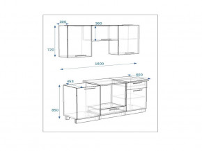 Кухонный гарнитур 6а Грецкий орех 1600 в Верхнем Уфалее - verhnij-ufalej.mebel74.com | фото 2