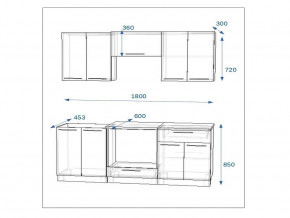 Кухонный гарнитур 7а Грецкий орех 1800 в Верхнем Уфалее - verhnij-ufalej.mebel74.com | фото 2