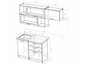 Кухонный гарнитур Алина экстра 1700 мм в Верхнем Уфалее - verhnij-ufalej.mebel74.com | фото 5