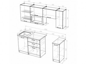 Кухонный гарнитур Алина ультра 2000 мм в Верхнем Уфалее - verhnij-ufalej.mebel74.com | фото 5