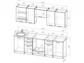 Кухонный гарнитур Антика базис 2400 мм в Верхнем Уфалее - verhnij-ufalej.mebel74.com | фото 3