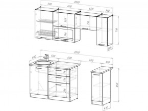 Кухонный гарнитур Антика ультра 2000 мм в Верхнем Уфалее - verhnij-ufalej.mebel74.com | фото 6