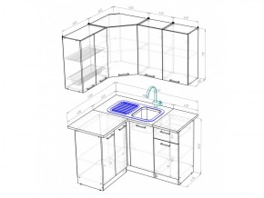 Кухонный гарнитур Полина прайм 1200х1400 мм в Верхнем Уфалее - verhnij-ufalej.mebel74.com | фото 6