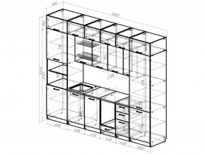 Кухонный гарнитур Сапфир 2 Экстра 3000 мм в Верхнем Уфалее - verhnij-ufalej.mebel74.com | фото 3