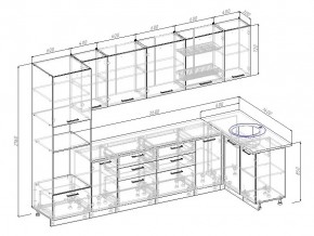 Кухонный гарнитур Шампань 3200х1400 в Верхнем Уфалее - verhnij-ufalej.mebel74.com | фото 3