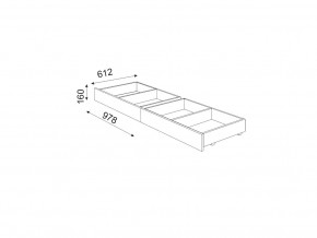 М06 (ручка торцевая) Комплект ящиков в Верхнем Уфалее - verhnij-ufalej.mebel74.com | фото