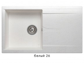 Мойка гранитная Gals-860 Белый 26 в Верхнем Уфалее - verhnij-ufalej.mebel74.com | фото