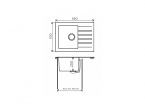 Мойка комбинированная Tolero twist TTS-660 Черный 911 в Верхнем Уфалее - verhnij-ufalej.mebel74.com | фото 2