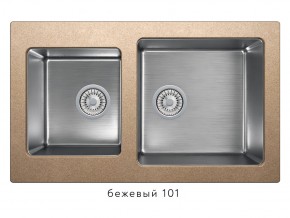 Мойка комбинированная Tolero twist TTS-840 Бежевый 101 в Верхнем Уфалее - verhnij-ufalej.mebel74.com | фото