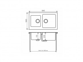 Мойка комбинированная Tolero twist TTS-840 Сафари 102 в Верхнем Уфалее - verhnij-ufalej.mebel74.com | фото 2