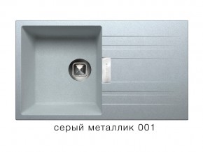 Мойка кварцевая Tolero Loft TL-750 Серый металлик 001 в Верхнем Уфалее - verhnij-ufalej.mebel74.com | фото