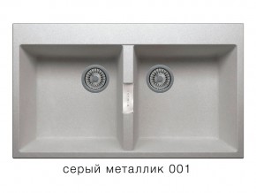 Мойка кварцевая Tolero Loft TL-862 Серый металлик 001 в Верхнем Уфалее - verhnij-ufalej.mebel74.com | фото