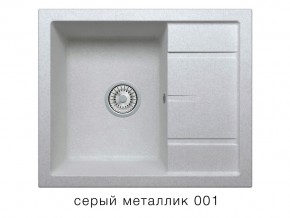 Мойка кварцевая Tolero R-107 Серый металлик 001 в Верхнем Уфалее - verhnij-ufalej.mebel74.com | фото