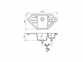 Мойка кварцевая Tolero R-114 Серый металлик 001 в Верхнем Уфалее - verhnij-ufalej.mebel74.com | фото 2