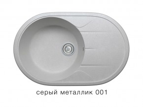 Мойка кварцевая Tolero R-116 Серый металлик 001 в Верхнем Уфалее - verhnij-ufalej.mebel74.com | фото