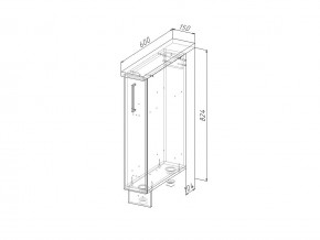 НМ 15 Модуль нижний 150 мм Без Столешницы в Верхнем Уфалее - verhnij-ufalej.mebel74.com | фото