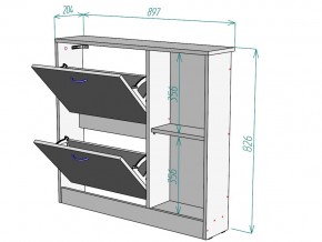 Обувница W102 в Верхнем Уфалее - verhnij-ufalej.mebel74.com | фото 3