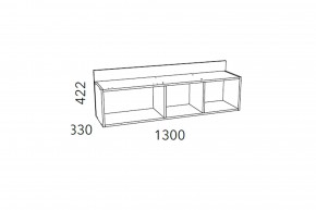 Полка Фанк НМ 011.38-01 М1 в Верхнем Уфалее - verhnij-ufalej.mebel74.com | фото 3