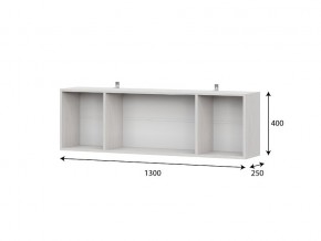 Полка навесная 1300 Серия №4 Гамма 20 венге в Верхнем Уфалее - verhnij-ufalej.mebel74.com | фото 2