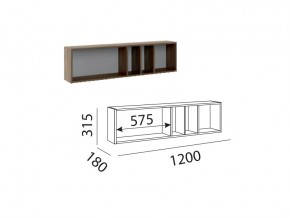 Полка навесная Лимба М11 в Верхнем Уфалее - verhnij-ufalej.mebel74.com | фото