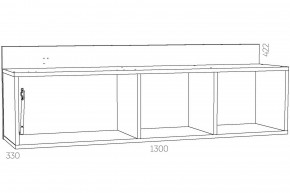 Полка Оливия НМ 011.38-01 Х в Верхнем Уфалее - verhnij-ufalej.mebel74.com | фото 3