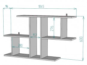 Полка S100 в Верхнем Уфалее - verhnij-ufalej.mebel74.com | фото 3