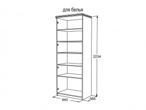 Шкаф 2-х створчатый для белья Ольга 13 в Верхнем Уфалее - verhnij-ufalej.mebel74.com | фото 3