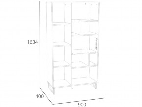 Шкаф комбинированный Фолк НМ 014.58 в Верхнем Уфалее - verhnij-ufalej.mebel74.com | фото 2