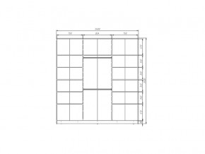 Шкаф-купе Max МШ-25-6-24/2-222 пленка Oracal белая в Верхнем Уфалее - verhnij-ufalej.mebel74.com | фото 2