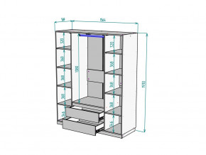 Шкаф Malta light H302 Белый в Верхнем Уфалее - verhnij-ufalej.mebel74.com | фото 2