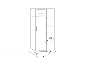 Шкаф угловой Дуглас модуль 1 в Верхнем Уфалее - verhnij-ufalej.mebel74.com | фото 2