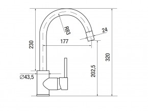 Смеситель Logic LM2101 в Верхнем Уфалее - verhnij-ufalej.mebel74.com | фото 2