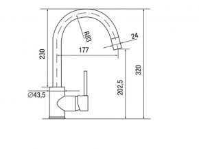 Смеситель Logic LM2101 Chrome в Верхнем Уфалее - verhnij-ufalej.mebel74.com | фото 2