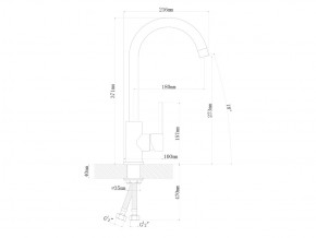 Смесители Florentina Альфа Нержавеющая сталь в Верхнем Уфалее - verhnij-ufalej.mebel74.com | фото 2