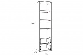 Стеллаж Лилу НМ 041.03 Птички в Верхнем Уфалее - verhnij-ufalej.mebel74.com | фото 2