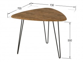 Стол журнальный Спринг 530 Дуб американский в Верхнем Уфалее - verhnij-ufalej.mebel74.com | фото 2