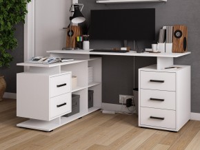 Стол компьютерный угловой СКМУ-3 белый в Верхнем Уфалее - verhnij-ufalej.mebel74.com | фото