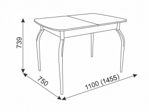 Стол обеденный Танго белый в Верхнем Уфалее - verhnij-ufalej.mebel74.com | фото 3