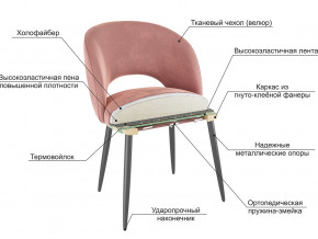 Стул Моли велюр синий в Верхнем Уфалее - verhnij-ufalej.mebel74.com | фото 2