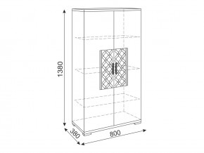 Тумба 2 двери М13 Тиффани в Верхнем Уфалее - verhnij-ufalej.mebel74.com | фото 2