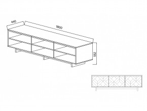 Тумба для ТВА Moderno-1800 Ф2 в Верхнем Уфалее - verhnij-ufalej.mebel74.com | фото 4