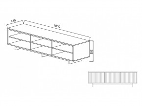 Тумба для ТВА Moderno-1800 Ф5 в Верхнем Уфалее - verhnij-ufalej.mebel74.com | фото 5