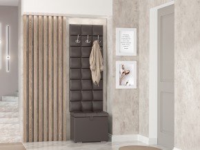 Вешалка Квадрат кожзам Sontex Umber (коричневый) в Верхнем Уфалее - verhnij-ufalej.mebel74.com | фото 2