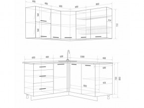 Угловой кухонный гарнитур Флоренс Грин в Верхнем Уфалее - verhnij-ufalej.mebel74.com | фото 4